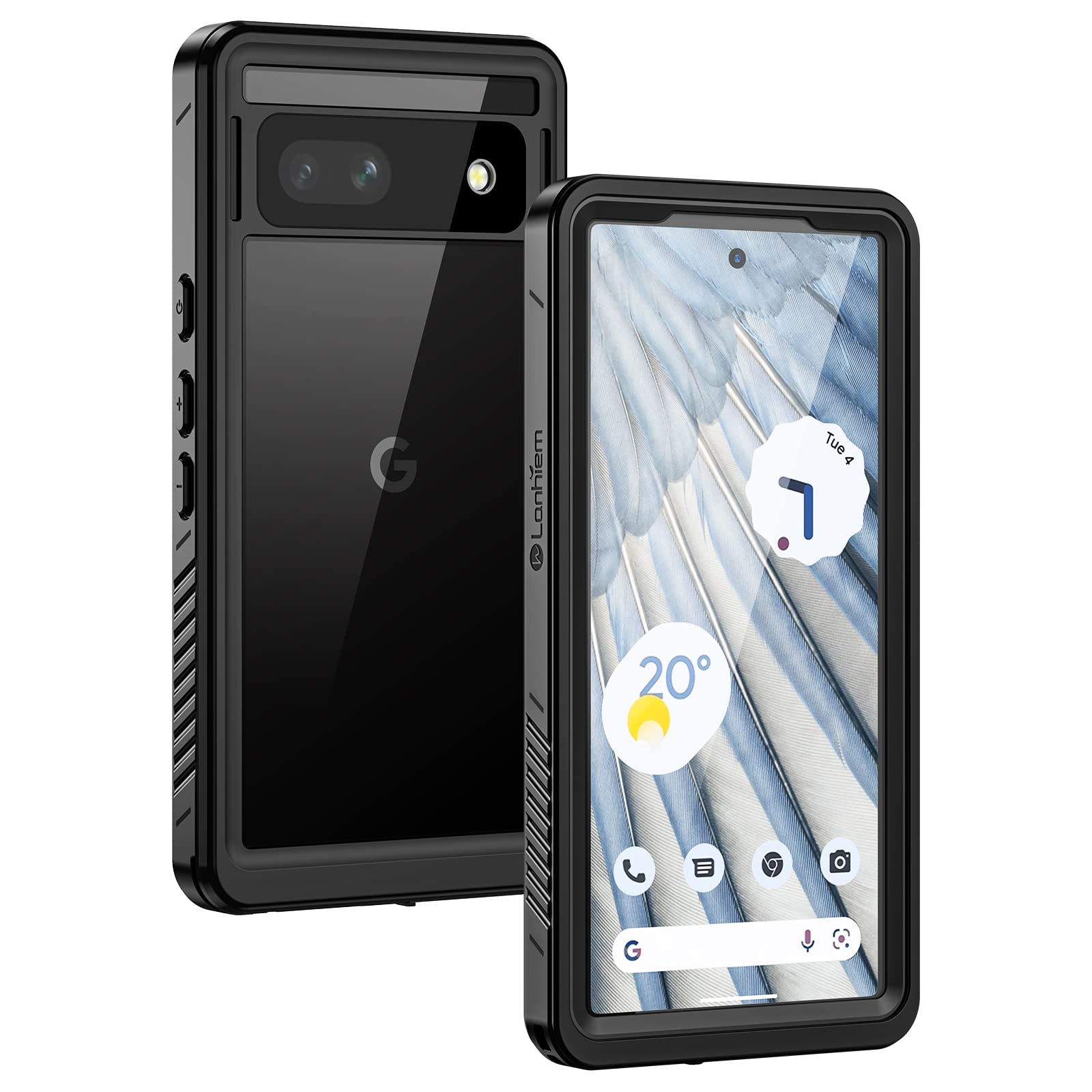 Amazon.com: Lanhiem for Google Pixel 7a Case, IP68 Waterproof